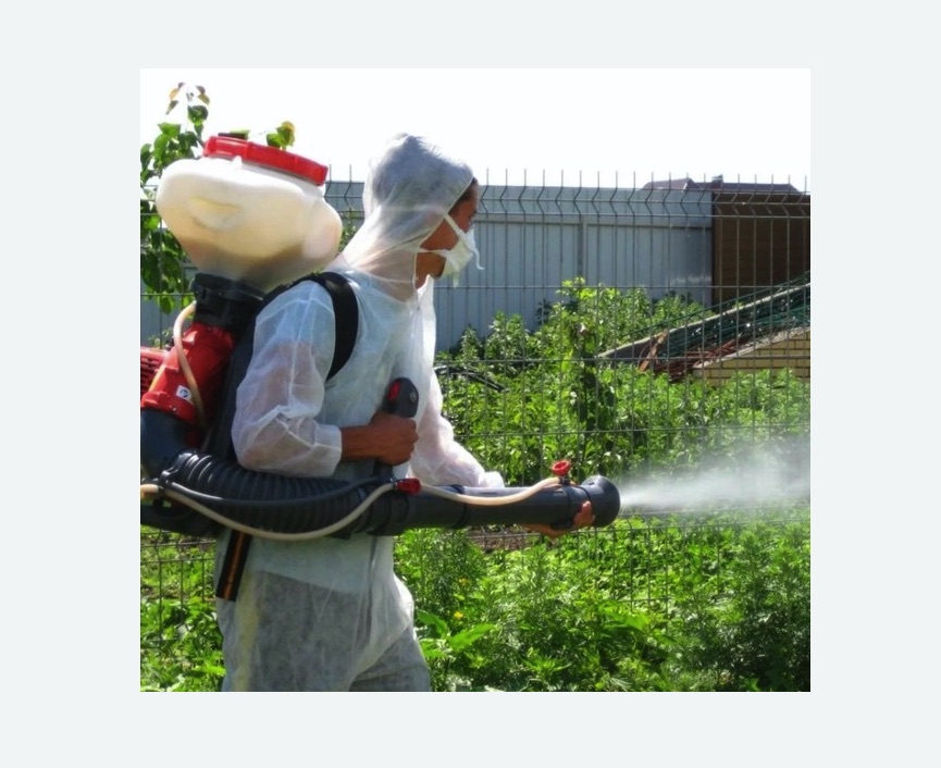 Акарицидная обработка территории в Черемушках города Москвы